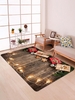 Christmas Gift Light Wooden Pattern Floor Mat