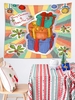Christmas Gifts Pattern Wall Hanging Tapestry