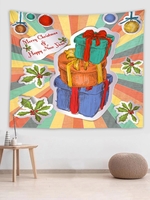 Christmas Gifts Pattern Wall Hanging Tapestry