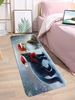 Christmas Hat Cat Pattern Floor Mat