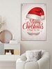 Christmas Hat Letter Print Wall Hanging Tapestry