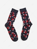 Christmas Hat Pattern Crew Socks