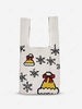 Christmas Hat Snowflake Pattern Knitted Bag