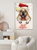 Christmas Letter Dog Print Wall Hanging Tapestry