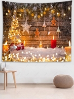 Christmas Ornament Pattern Print Tapestry