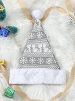Christmas Party Snowflake Graphic Knitted Hat