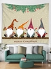 Christmas Santa Claus and Letter Print Tapestry
