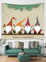 Christmas Santa Claus and Letter Print Tapestry