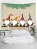Christmas Santa Claus and Letter Print Tapestry