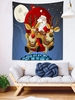 Christmas Santa Claus Elk Pattern Wall Hanging Tapestry