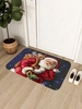 Christmas Santa Claus Gift Pattern Floor Mat