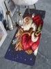 Christmas Santa Claus Gift Pattern Floor Mat