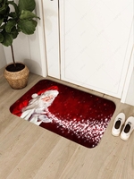 Christmas Santa Claus Pattern Floor Mat