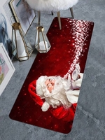 Christmas Santa Claus Pattern Floor Mat