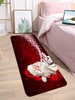Christmas Santa Claus Pattern Floor Mat