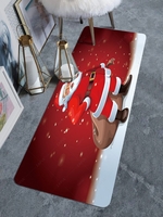 Christmas Santa Claus Pattern Floor Mat
