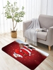 Christmas Santa Claus Pattern Floor Mat