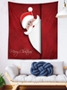 Christmas Santa Claus Pattern Wall Hanging Tapestry