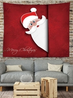 Christmas Santa Claus Pattern Wall Hanging Tapestry