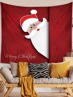 Christmas Santa Claus Pattern Wall Hanging Tapestry