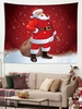 Christmas Santa Claus Pattern Wall Hanging Tapestry