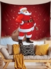 Christmas Santa Claus Pattern Wall Hanging Tapestry