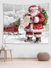 Christmas Santa Claus Pattern Wall Hanging Tapestry