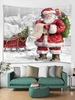 Christmas Santa Claus Pattern Wall Hanging Tapestry