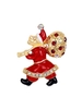 Christmas Santa Claus Rhinestone Brooch