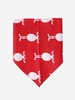 Christmas Santa Claus Snowflake Cartoon Patterned Pet Bandana
