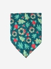 Christmas Santa Claus Snowflake Cartoon Patterned Pet Bandana