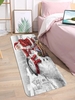 Christmas Santa Claus Snowman Pattern Floor Mat