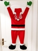 Christmas Santa Claus Velvet Decoration Clothes Holiday Gifts Hanging Door Wall Gifts Ornaments