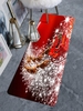 Christmas Sled Pattern Floor Mat