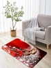 Christmas Sled Pattern Floor Mat