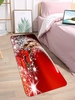 Christmas Sled Pattern Floor Mat
