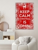Christmas Snowflake Elk Print Wall Hanging Tapestry
