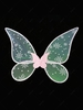 Christmas Snowflake Pattern Angel Butterfly Wings