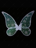 Christmas Snowflake Pattern Angel Butterfly Wings