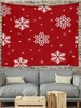 Christmas Snowflake Pattern Wall Hanging Tapestry