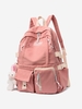College Style Large-capacity Student Backpack with Pendant