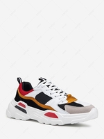 Color Spliced Casual Sports Shoes
