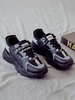 Color Spliced Lace-up Front Casual Chunky Sneakers