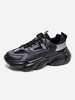 Color Splicing Mesh Insert Chunky Sneakers
