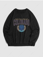 COLORADO TENNIS CLUB Graphic Sweatshirt L Black