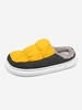 Colorblock Quilted Thermal Warm Fleece Lined Indoors Slippers