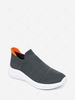 Colorblock Slip On Woven Running Shoes
