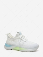 Colorblock Sole Mesh Panel Sports Shoes