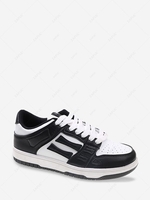Colorblock Thick Bottom Casual Board Shoes