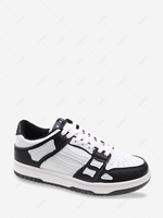 Colorblock Thick Bottom Casual Board Shoes